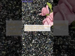 Vải đan kim loại Lám vải thêu Phong cách sang trọng Phòng tiệc Vải dịp