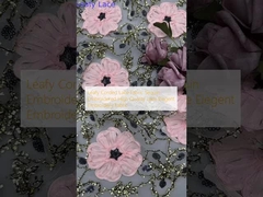 Lớp vải dây đai vải vải thêu chất lượng cao vải thêu thanh lịch