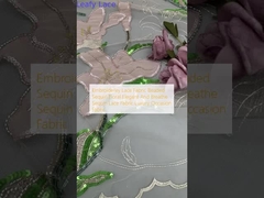 Phong thêu vải mỏng vải hoa hoa thanh lịch và thở vải mỏng vải thời trang sang trọng vải