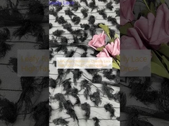 Lông vải rỗng lên Chantilly renda cao vải cho trang phục DIY váy