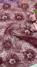 Bộ sưu tập mới sang trọng thanh lịch và bền hoa Sequin vải renda cho lễ cưới và sinh nhật