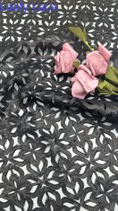Hòa ra Sequin thêu kim loại vải bền và thanh lịch Sequin cho váy đám cưới