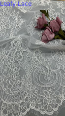 Xanh Pháp Chantilly Dent Fabric bền và thanh lịch Fabric Đám cưới Lễ hội Vải trắng