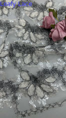 100% Polyester Sequin Metallic Lace Fabric Luxury Breathe And Elegant Sequin Fabric 100% Polyester Sequin Metallic Lace Fabric Luxury Breathe And Elegant Sequin Fabric