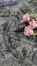 Polyester Sequin Cáp vải renda thanh lịch Sequin thêu vải renda Sequin