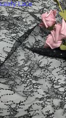 100% vải thêu bông thanh lịch và thở được thêu vải renda lá vải thời trang sang trọng