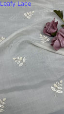 New Arrival Tulle Mesh Fabric Breathe Crochet Lace Fabric Leafy Sequin
