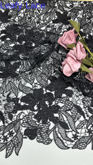 Chantilly Dent Luxury Chemical Dent Fabric Leafy Romantic Dent cho trang phục và váy cưới