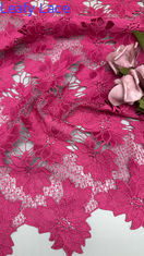 Luxury Pink Flower Laser embroidered Lace Style Hollow-up for Breathe chất lượng cao