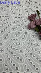 Vải ren Chantilly Pháp, màu trắng, họa tiết khoét lỗ, dùng cho may mặc, áo choàng, váy cưới