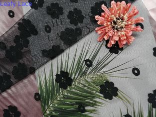Tái chế AZO Miễn phí cho phụ nữ Váy vải ren thêu màu xanh lá cây