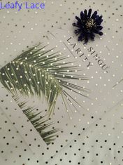 Ngà Tulle Mesh Foil In Polka Dot Metallic Glitter Vải