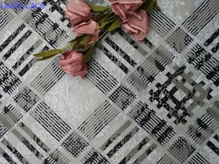 Vải ren in hoa Polyester cho trang phục dạ hội của quý cô