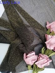 Lurex lưới vải tuyn kim loại vàng cho áo sơ mi nữ