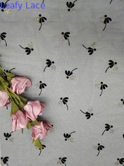 Màu hải quân 130CM Vải in lá mỏng lưới