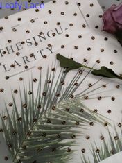 Flocked Voile Tulle In Ren Vải Cô bé Váy Thêu