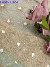 Phụ nữ may Sequin Vải thêu Móc ren Vải tuyn Thêu