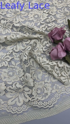 High Quality Floral Golden Material  Corded Lace Fabric For Women Dress 140cm Width dress for fashion