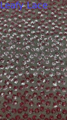 Beautiful Sequin Embroiderey Metallic Fabric Durable and Elegant Luxury Sequin Embroidery Fabric Wedding Party Occasions Sequin Embroidery Fabric