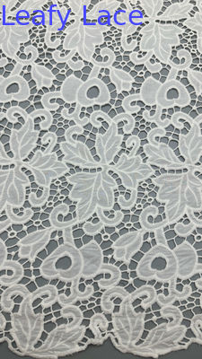 Lace Fabric 3D Floral Elegent Embroidery Fabric Laser Tech Party Luxary Style Lace Fabric