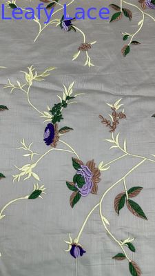 Frence Style Lace Trim Fabric Soft and Breathable Tulle Mesh Fabric for Crafts