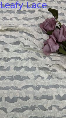 Soft White Cotton Lace Fabric  for Garments Lingerie and Fashion Design