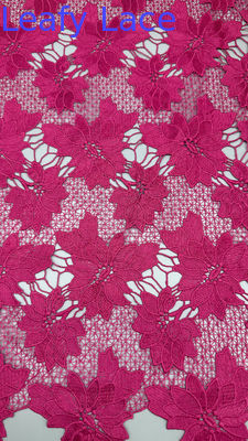 Luxury Pink Flower Laser Embroidered Lace Style Hollow-up For Breathe  Premium