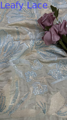 East Culture Embroidered Sequin Fabric For Evening Party Company Occasion Show