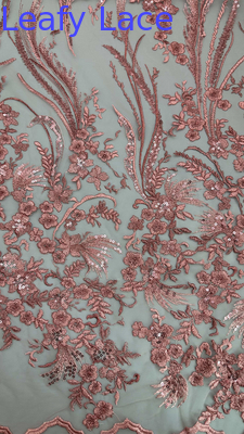 Embroidery Lace  Fabric New Collection Grond Elegant Breathe Elegant for Party Gowns