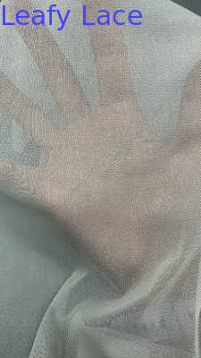 Tull Mesh Fabric For Dress For Wedding Dresses Customized  Manufacturer Leafy Dresses