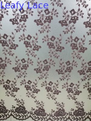 49 Inch Pink 3D Floral Soft Tulle Mesh Fabric