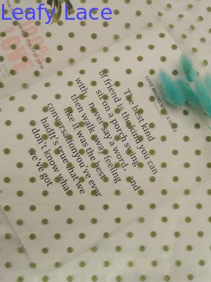 Green Glitter Polka Dot Tulle Flocked Mesh Fabric For Little Girl