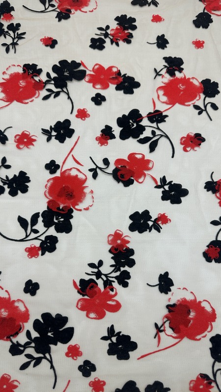 Leafy Luxary Beauty Design Printed Lace Design Factory Fabric Customized Party Fabric