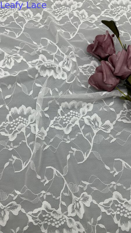Professional Lace Fabric Exporter for Apparel Industry Soft Touch Lace Fabric for Designer Dresses