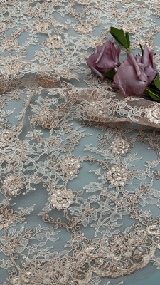 Leafy New Collection Thêu hoa sang trọng 100% đan thêu vải renda vải cưới sinh nhật dịp đẹp