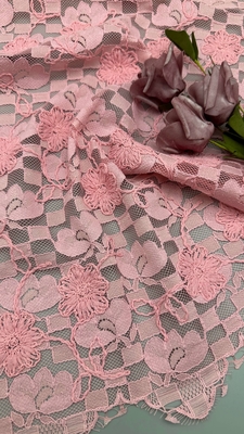 Phong thêu màu hồng lá bền và thanh lịch Luxury đan thêu vải mạc vải cưới sinh nhật dịp