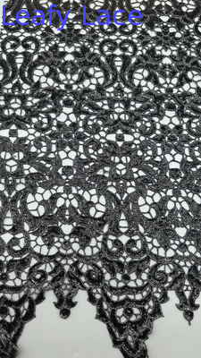Luxury Shine Sequin thêu trang nhã trang nhã trang nhã 3D thêu hoa trang nhã trang nhã Dinner Birthday Occasions High Quality For Ladies Fabric