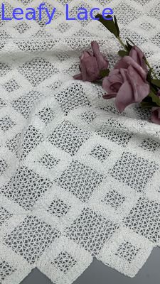 Đèn trắng 100% Cotton Dây đan rỗng Dải đan thêu Dải đan lưới Dải đan Dải dịp Đêm