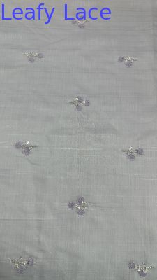 Tulle Mesh Fabric Sequin kim loại Bộ sưu tập mới cho quần áo