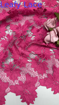 Luxury Pink Flower Laser embroidered Lace Style Hollow-up for Breathe chất lượng cao