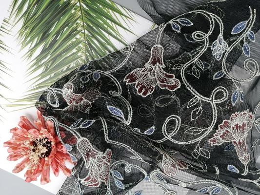Áo dài nữ Vải ren thêu hoa cho trang phục phụ nữ