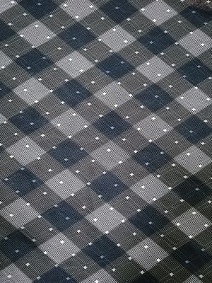 Vải lưới in chấm Polyester cho váy bé gái