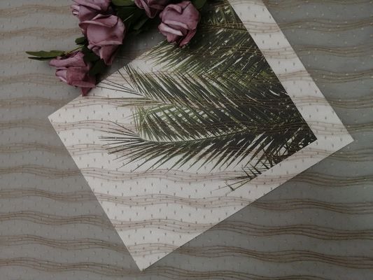 Kaki Polyester lưới vải ren xếp ly cho trang phục buổi tối