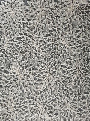 Crochet Tulle Mesh Swiss Floral Lace Applique vải