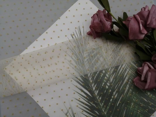 100 Yards Ivory Base Màu vàng chấm vải lưới Tulle Flocked
