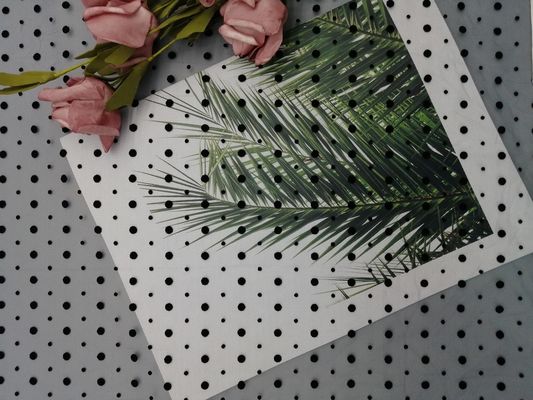 Navy Dot Tulle Flocked Mesh vải cho trang phục dạ hội của quý cô