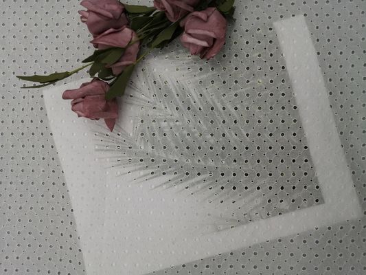 Sakura Cherry Blossom Thread Màu trắng thêu mắt vải