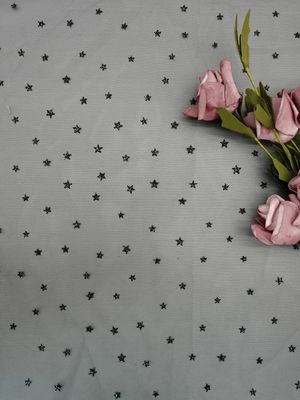 Hình dạng ngôi sao kim loại Vải tuyn lưới Phụ nữ Váy in lá