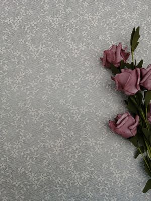 Ivory Small Floral Trim Fabric 100% Polyester lá vải ren
