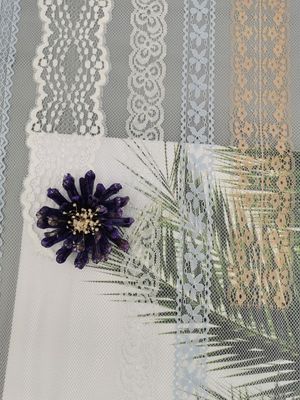 Đồ lót bằng vải polyester ba màu thêu vải ren